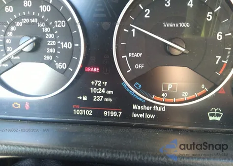 2012 BMW 328I из США, поврежденный, VIN WBA3C1C53CF433151